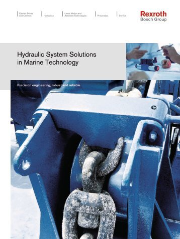 Hydraulic System Solutions in Marine Technology - Bosch Rexroth