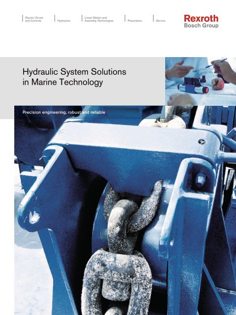 Hydraulic System Solutions In Marine Technology Bosch Rexroth