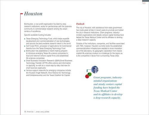 Global Life Sciences Cluster Report 2011 - Jones Lang LaSalle