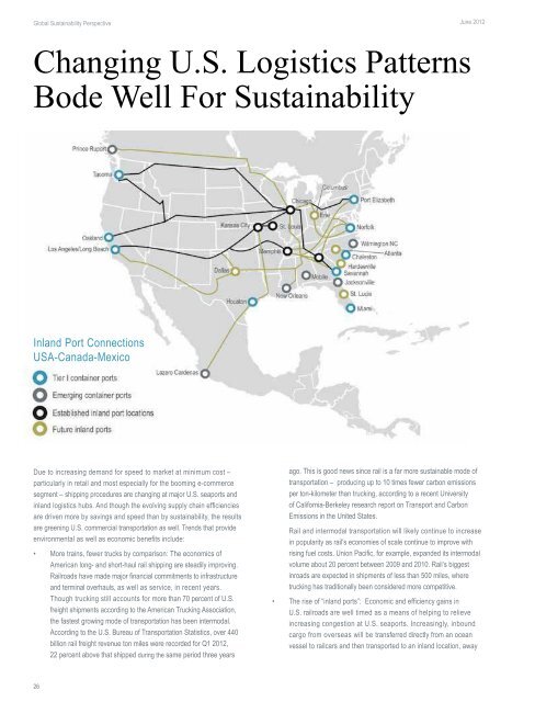 Global Sustainability Perspective magazine - Jones Lang LaSalle
