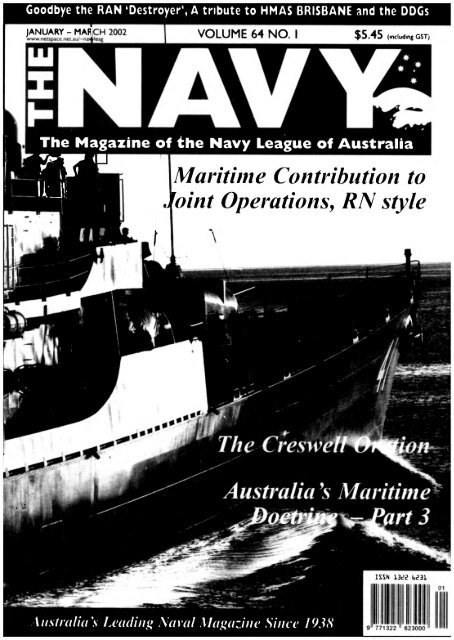 The Navy Vol_64_Part1 2002 - Navy League of Australia