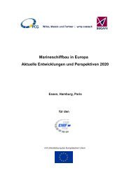 Marineschiffbau in Europa - PCG - PROJECT CONSULT GmbH