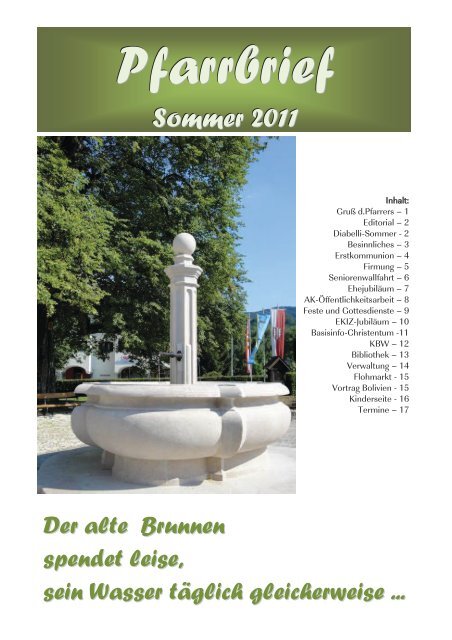Sommer 2011 - Stift Mattsee