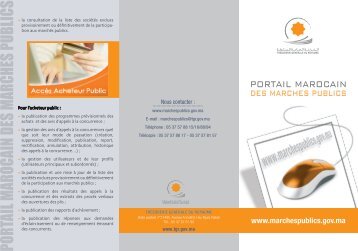 Portail Marocain des Marchés Publics