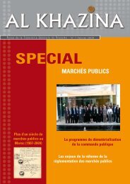 Marchés publics - Trésorerie Générale du Royaume