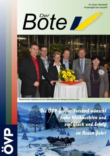 Der Bote - Dezember 2012 - ÖVP Großweikersdorf