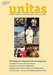 Der Dialog der Kulturen hat erst begonnen - Unitas