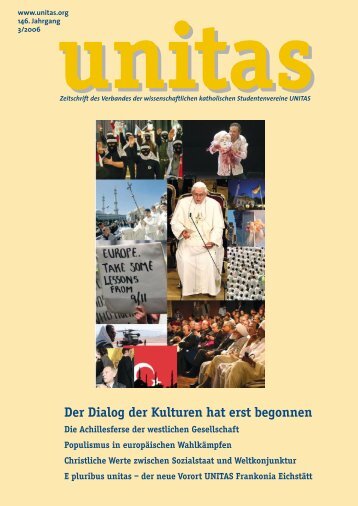 Der Dialog der Kulturen hat erst begonnen - Unitas