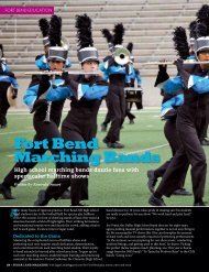 Fort Bend Marching Bands - Sugar Land Magazine