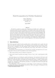 Risk Decomposition for Portfolio Simulations - Marco Marchioro