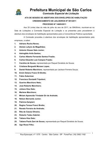 Ata de Abertura-.pdf - Prefeitura Municipal de São Carlos