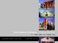 POSTMODERNE ARCHITEKTUR – Collage der Stile