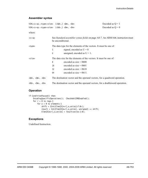 ARM Architecture Reference Manual ARMv7-A and ARMv7-R edition