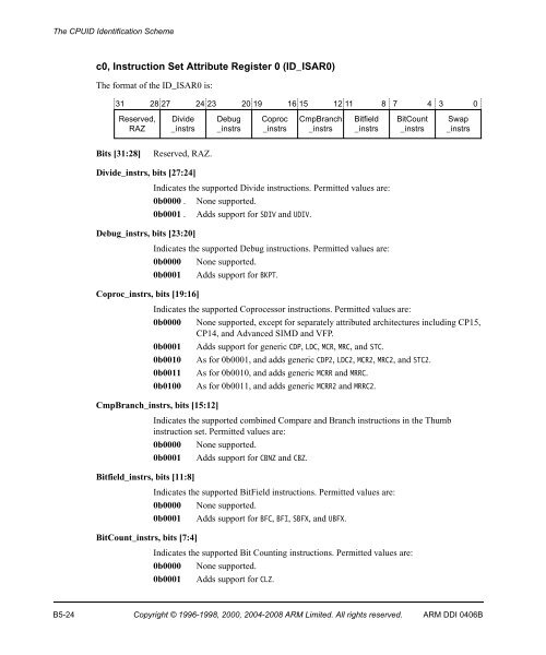 ARM Architecture Reference Manual ARMv7-A and ARMv7-R edition