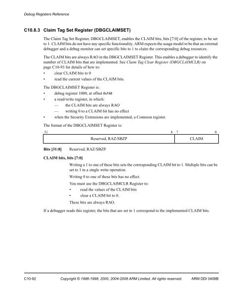 ARM Architecture Reference Manual ARMv7-A and ARMv7-R edition