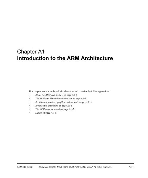 ARM Architecture Reference Manual ARMv7-A and ARMv7-R edition