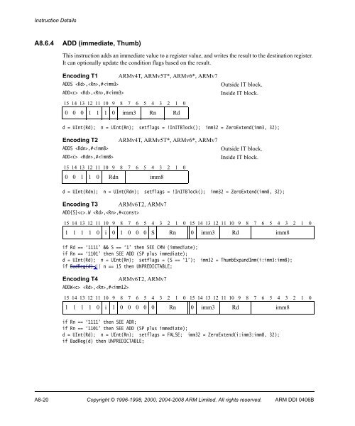 ARM Architecture Reference Manual ARMv7-A and ARMv7-R edition