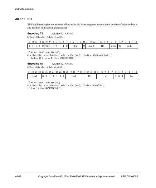 ARM Architecture Reference Manual ARMv7-A and ARMv7-R edition