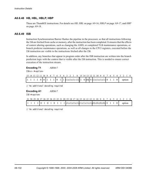 ARM Architecture Reference Manual ARMv7-A and ARMv7-R edition