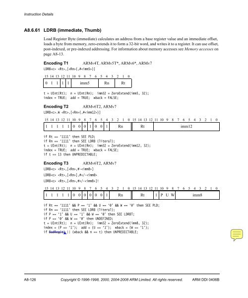 ARM Architecture Reference Manual ARMv7-A and ARMv7-R edition