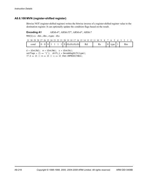 ARM Architecture Reference Manual ARMv7-A and ARMv7-R edition