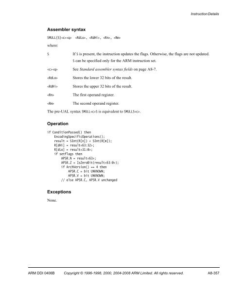 ARM Architecture Reference Manual ARMv7-A and ARMv7-R edition