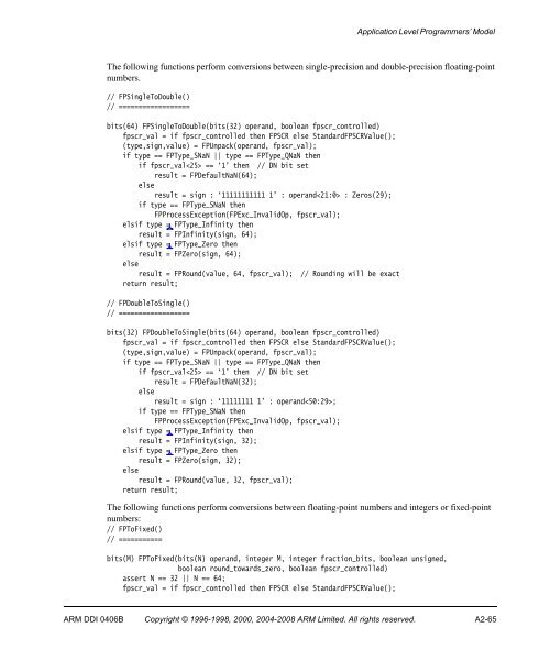 ARM Architecture Reference Manual ARMv7-A and ARMv7-R edition