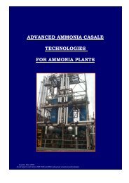 ADVANCED AMMONIA CASALE ... - CASALE GROUP