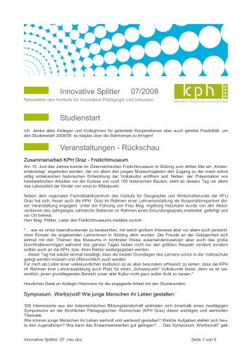 PDF. 756 KB - Kirchliche Pädagogische Hochschule Graz
