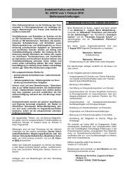 Amtsblatt Kultus und Unterricht Nr. 3/2010 vom 1. Februar 2010 ...