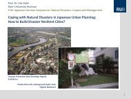 Coping with Natural Disasters in Japanese Urban Planning ... - JSPS