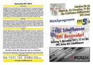 EHC Schaffhausen - EHC Bassersdorf