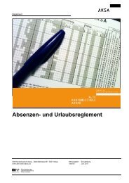 Absenzenreglement - Alte Kantonsschule Aarau
