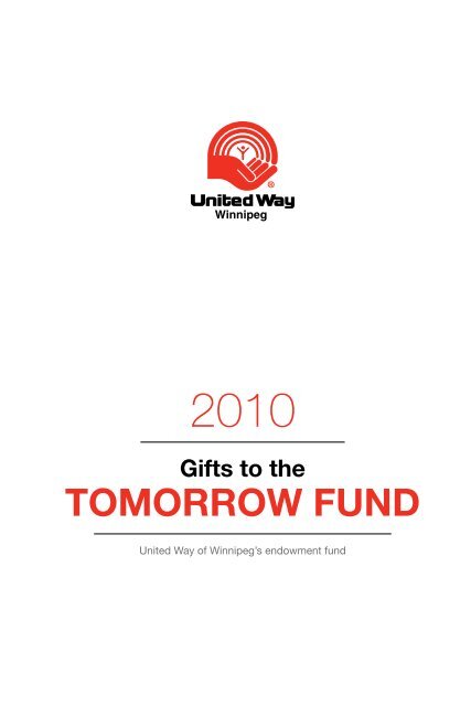 2010 HonoUr roll - United Way of Winnipeg