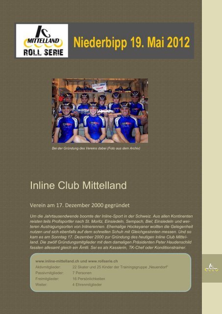 Inline Club Mittelland - Swiss Skate Tour