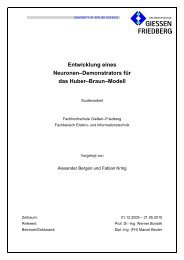 Entwicklung eines Neuronen–Demonstrators für das ... - DigDok