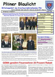 Blaulicht Nr. 4 - Kreisfeuerwehrverband Plön