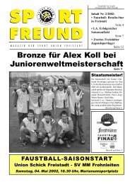 Bronze für Alex Koll bei Juniorenweltmeisterschaft - SPORT UNION ...