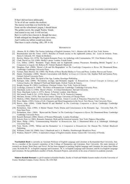 Journal of Language Teaching and Research Contents - Academy ...