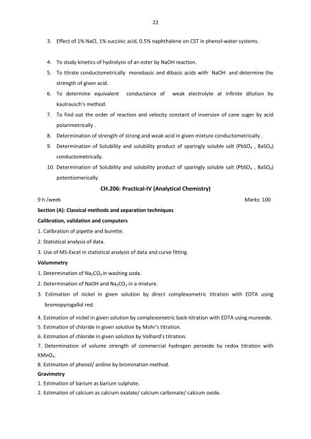 Gondwana University, Gadchiroli M.Sc.-I (Chemistry)