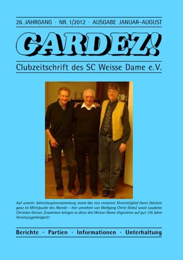 gardez! 2012 - 1 - Schachclub Weisse Dame eV