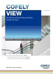 Cofely VIEW Ausgabe 2/2010 (November) (PDF, 984kB