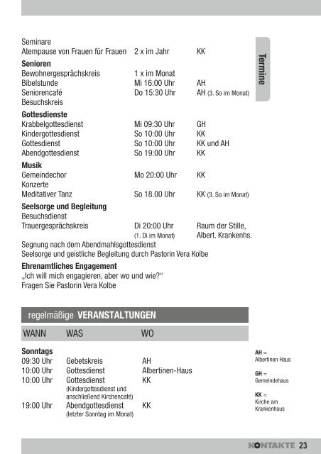 …ist DAS unsere Gemeinde…? - Kirche am Krankenhaus Hamburg ...