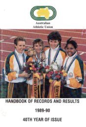 C - Athletics Australia