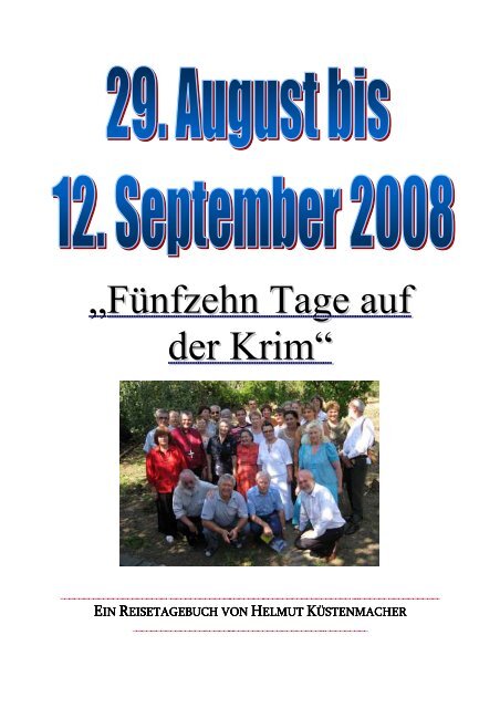 2008 Krim - Evangelische Aussiedlerarbeit im Dekanat Ingolstadt