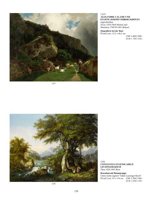 Schweizer Gemälde - Galerie Fischer Auktionen AG