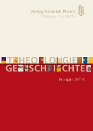 Verlagsvorschau Frühjahr 2013 - Pustet Verlag