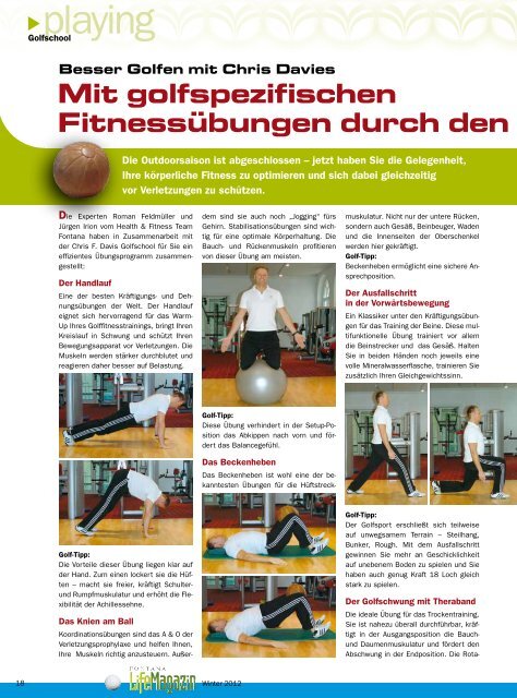 Ausgabe 03/2012 - Golfclub Fontana