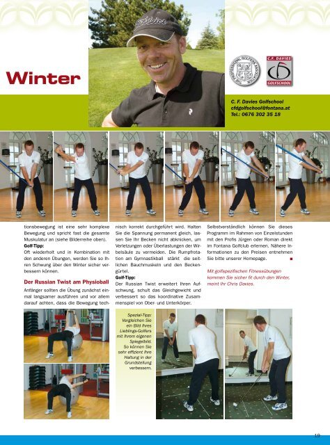 Ausgabe 03/2012 - Golfclub Fontana