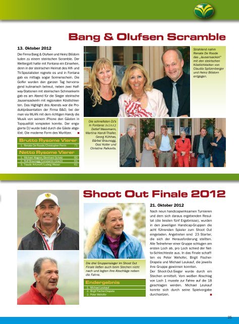 Ausgabe 03/2012 - Golfclub Fontana